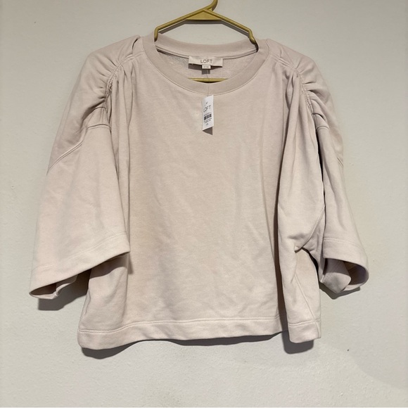 LOFT White Oversized Boxy Blouse - Picture 5 of 16